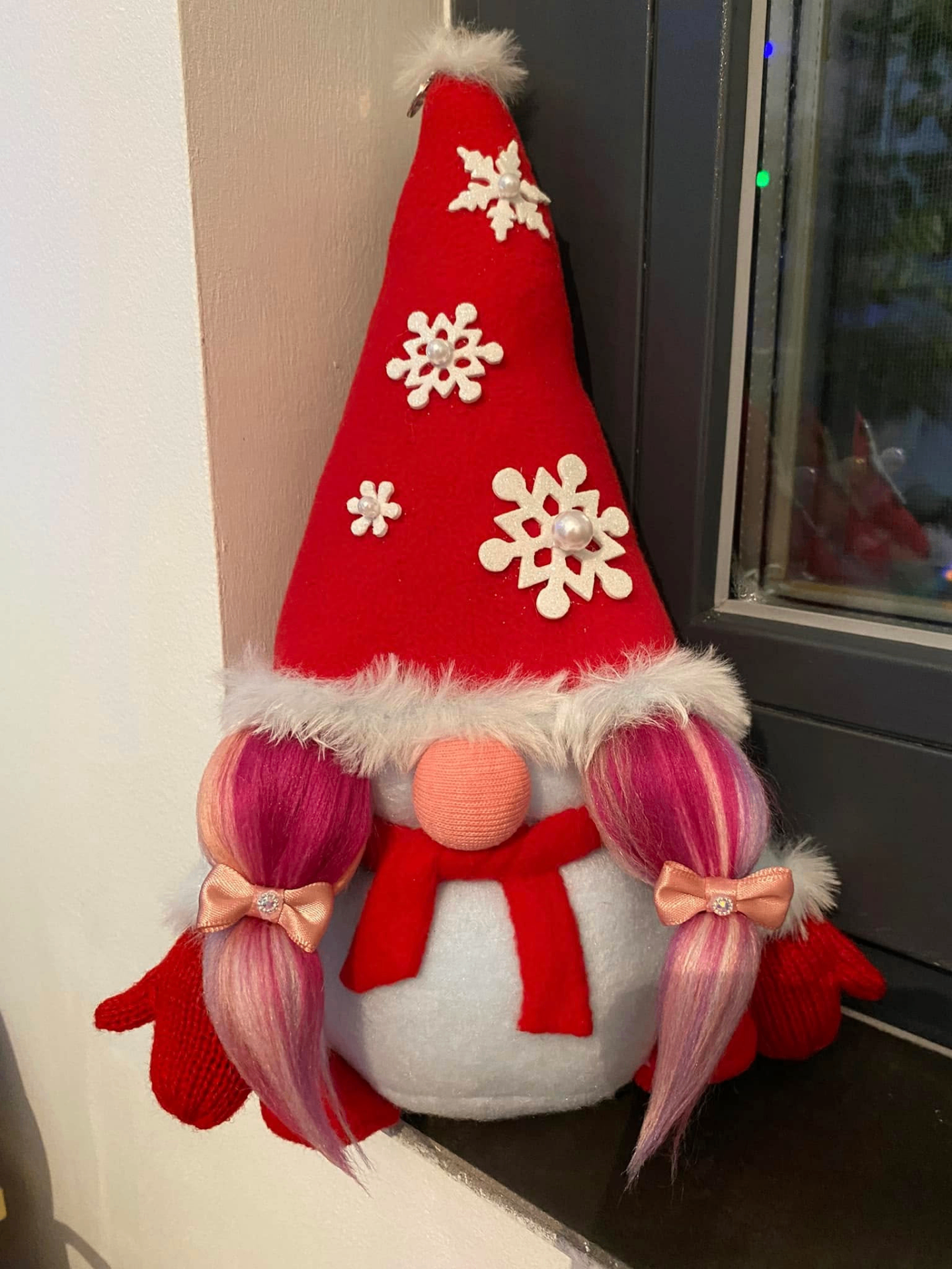 Snowflake Sister — handmade gnome