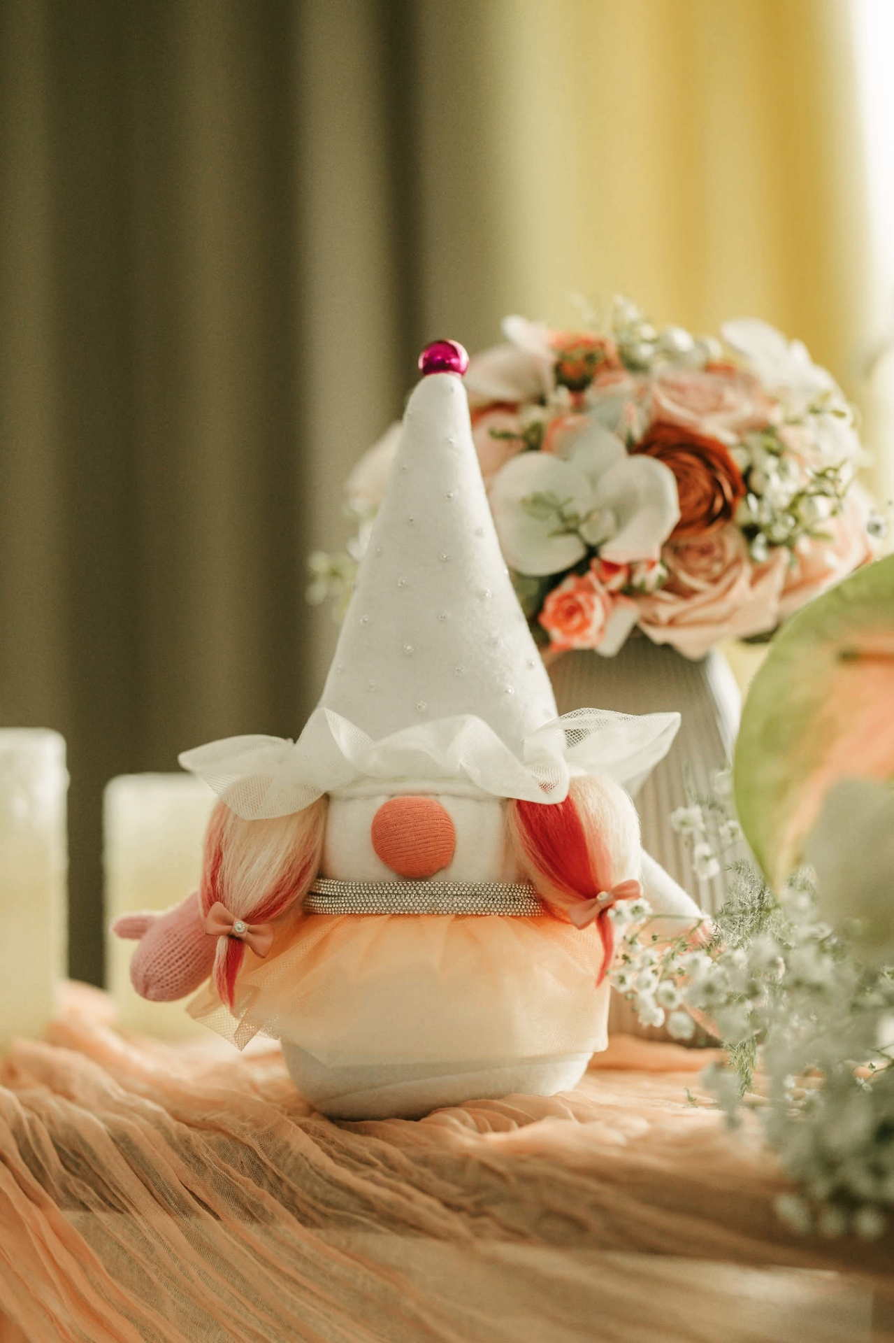 Ivory Veil — handmade gnome